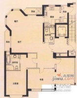 浦江公馆2室2厅2卫193㎡户型图