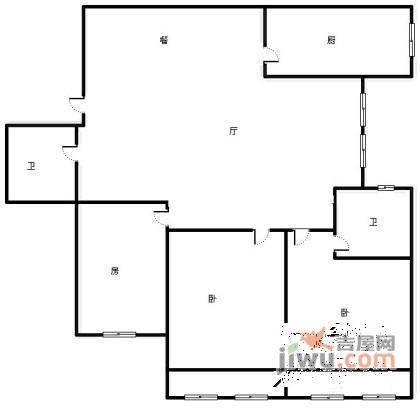 金瓯万国3室2厅2卫149㎡户型图