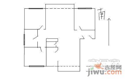 聚星苑3室2厅1卫125㎡户型图