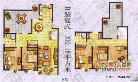 望隆苑4室2厅2卫200㎡户型图