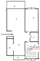 中星凉城苑2室2厅1卫123㎡户型图