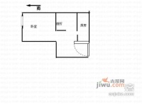 水木年华花园1室0厅1卫户型图