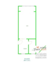金属新邨1室1厅1卫46㎡户型图