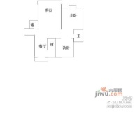 柳林公寓2室1厅1卫65㎡户型图