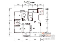 海叶新苑4室2厅2卫220㎡户型图