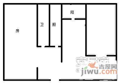 邮电新村2室2厅1卫户型图