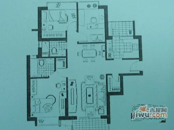 虹口典范3室2厅2卫户型图