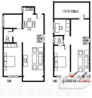 建设新村4室2厅2卫200㎡户型图