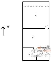 欧五小区1室1厅1卫77㎡户型图