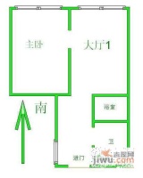 华星公寓2室2厅1卫80㎡户型图
