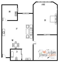 欧阳名邸2室2厅1卫108㎡户型图