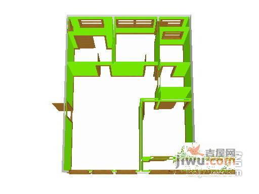 紫金公馆1室1厅1卫280㎡户型图