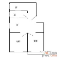 虹口花苑3室2厅1卫124㎡户型图