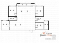 虹临宝都3室2厅2卫户型图