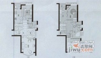 虹口现代公寓5室3厅3卫250㎡户型图