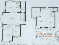 虹口现代公寓5室4厅3卫250㎡户型图
