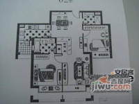 家化公寓3室2厅1卫129㎡户型图