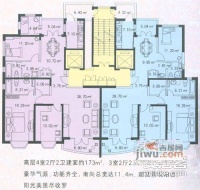 名江七星城1室0厅1卫户型图