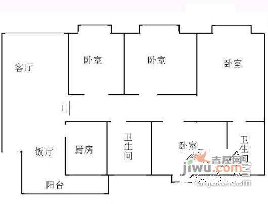 鸿宝别墅4室2厅2卫193㎡户型图