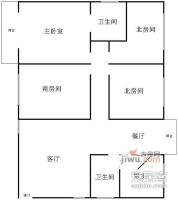 阳光海岸公寓5室3厅3卫329㎡户型图