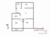 横泾新村3室1厅1卫86㎡户型图
