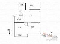 横泾新村3室1厅1卫86㎡户型图