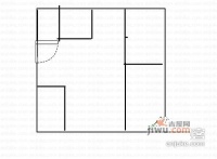 普康苑3室1厅1卫户型图