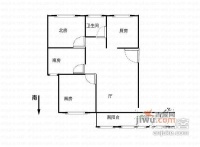 九华苑3室1厅1卫142㎡户型图