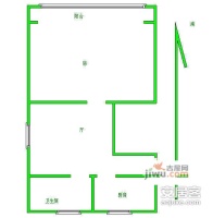 清池苑1室1厅1卫48㎡户型图