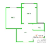 协合花苑2室1厅1卫70㎡户型图