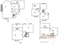 西郊一品花园4室3厅4卫418㎡户型图