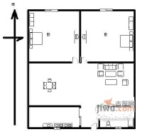 翠春小区2室1厅1卫70㎡户型图