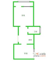 新泾一村2室0厅1卫55㎡户型图