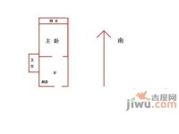 程桥二村1室0厅1卫户型图