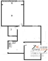 仙乐小区2室1厅1卫60㎡户型图