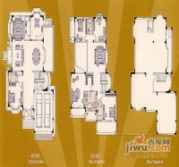 尚联西郊创世纪别墅5室2厅4卫445㎡户型图