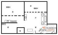 遵义西大楼2室1厅1卫71㎡户型图