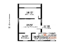 安龙小区1室1厅1卫55㎡户型图