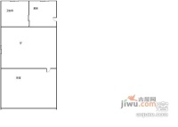 宁锦小区1室0厅1卫34㎡户型图