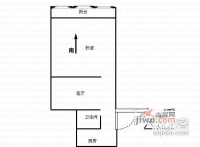 宁锦小区2室0厅1卫58㎡户型图