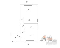 宁锦小区2室1厅1卫62㎡户型图