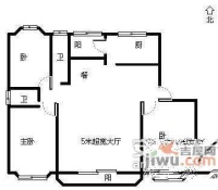 威宁花苑3室2厅2卫147㎡户型图