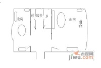 香花桥路20弄小区2室0厅1卫43㎡户型图