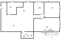 良华公寓3室2厅2卫户型图