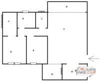 仁达公寓3室2厅2卫165㎡户型图