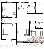 佳信都市花园3室2厅2卫226㎡户型图