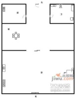 虹延小区1室1厅1卫37㎡户型图
