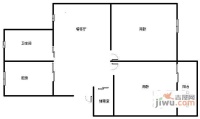 虹延公寓2室1厅1卫60㎡户型图