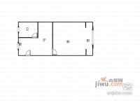 长顺小区1室0厅1卫35㎡户型图