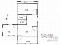 虹欣小区3室1厅1卫65㎡户型图